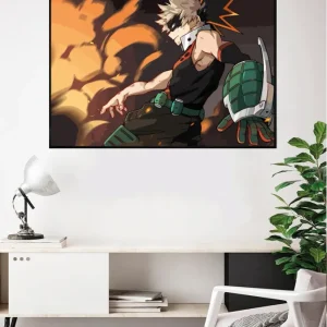 Lámina Katsuki Bakugo Estucado