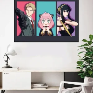 Lámina Loid Yor y Anya Estucado