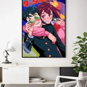 Lámina portada Ayase y Okarun Estucado