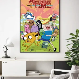 Lámina Portada Hora de Aventuras Estucado