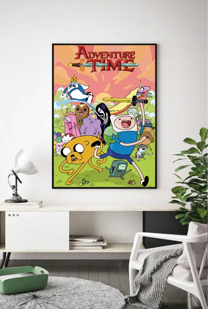 Lámina Portada Hora de Aventuras Estucado