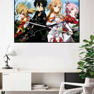 Lámina Sword art online Estucado
