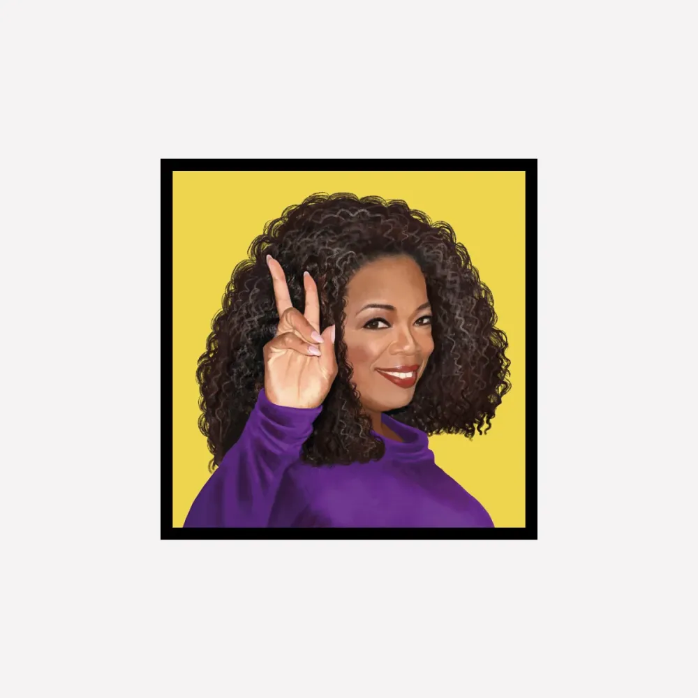 Oprah Winfrey Peace Art Print LNC Originals