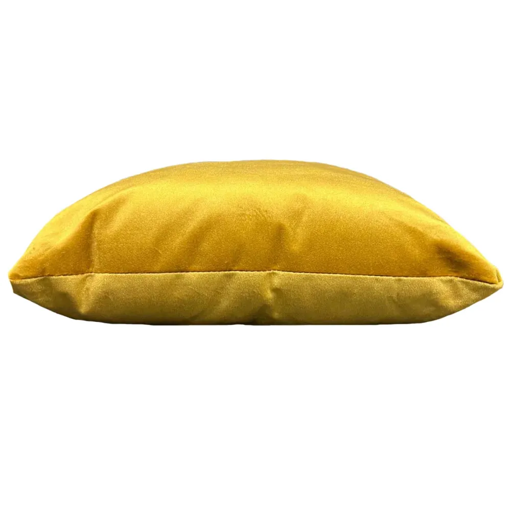 Cojin Italian Velvet Dorado Loma Alta