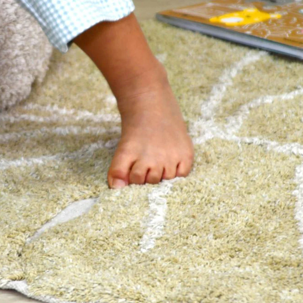 Alfombra lavable Lorena Canals Mini Monstera Olive