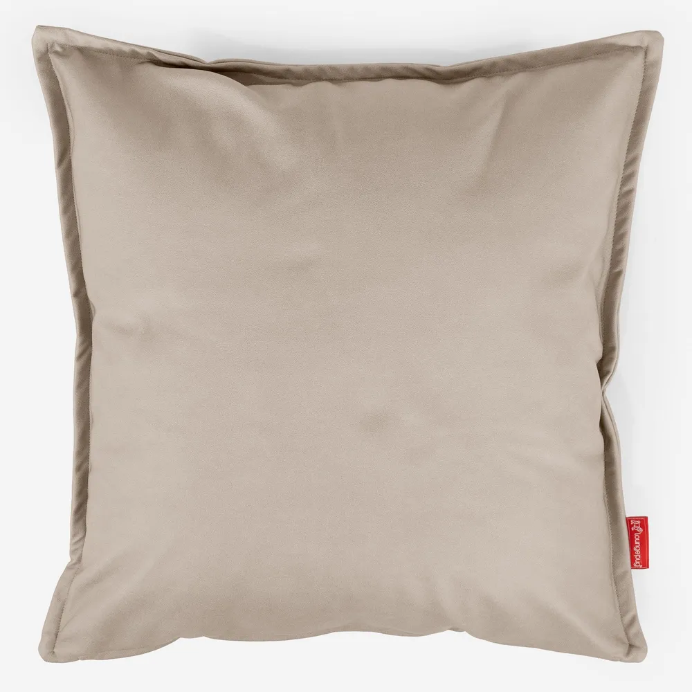 Fundas de Cojín Extra Grande 70 x 70cm - Cuero Vegano Marfil Marfil Lounge Pug