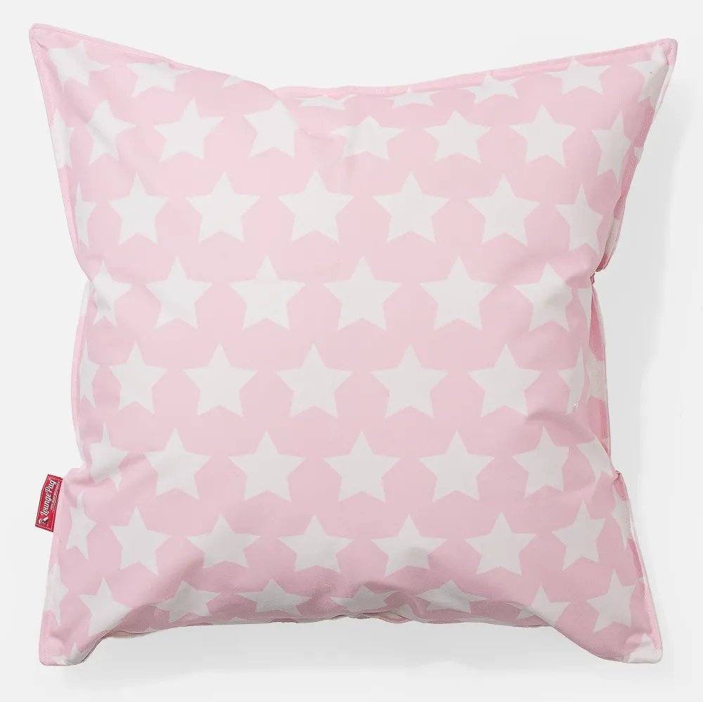 Fundas de Cojín Extra Grande 70 x 70cm - Estampado Para Niños Estrellas Rosa Estrellas Lounge Pug