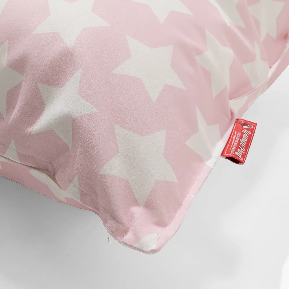 Fundas de Cojín Extra Grande 70 x 70cm - Estampado Para Niños Estrellas Rosa Estrellas Lounge Pug