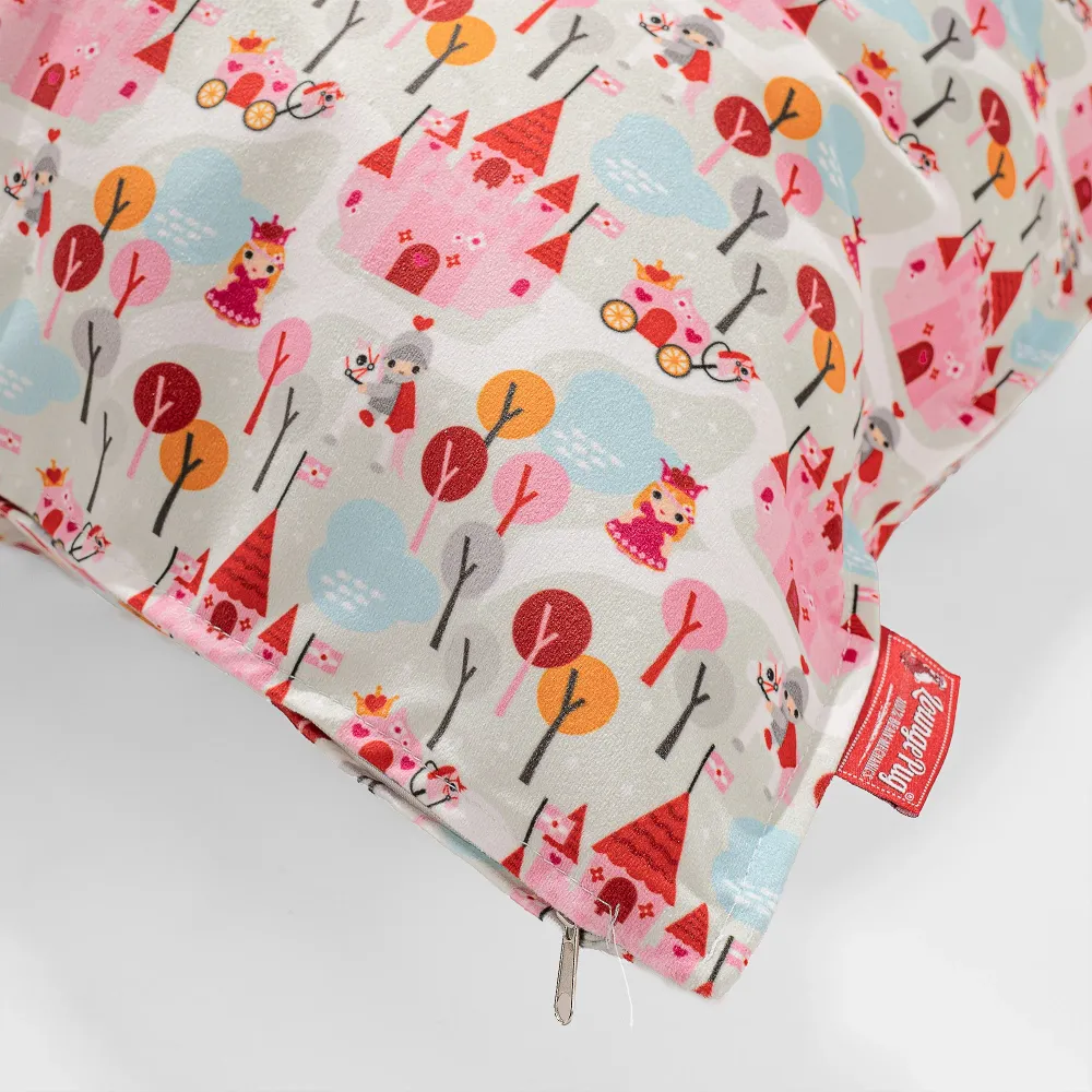 Fundas de Cojín Extra Grande 70 x 70cm - Estampado Para Niños Princesa Princesa Lounge Pug