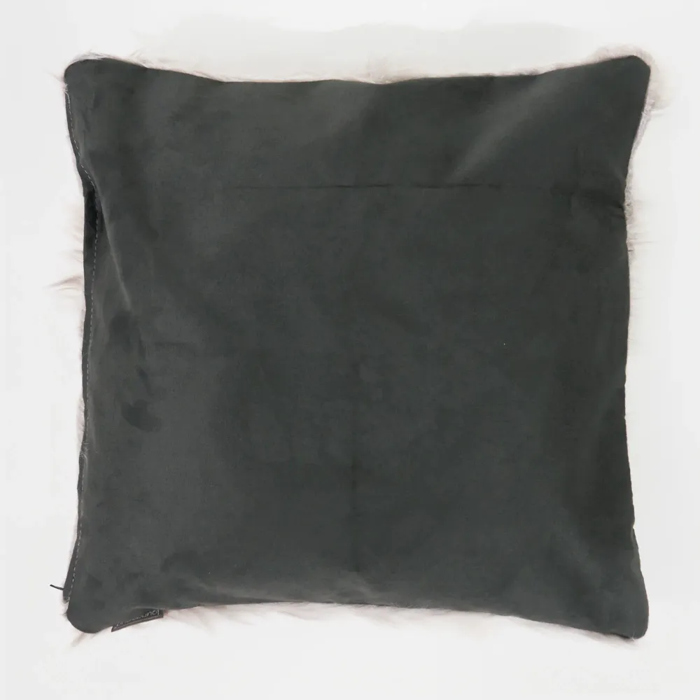 Fundas de Cojín Extra Grande 70 x 70cm - Piel Sintética Mongola Gris Gris Lounge Pug