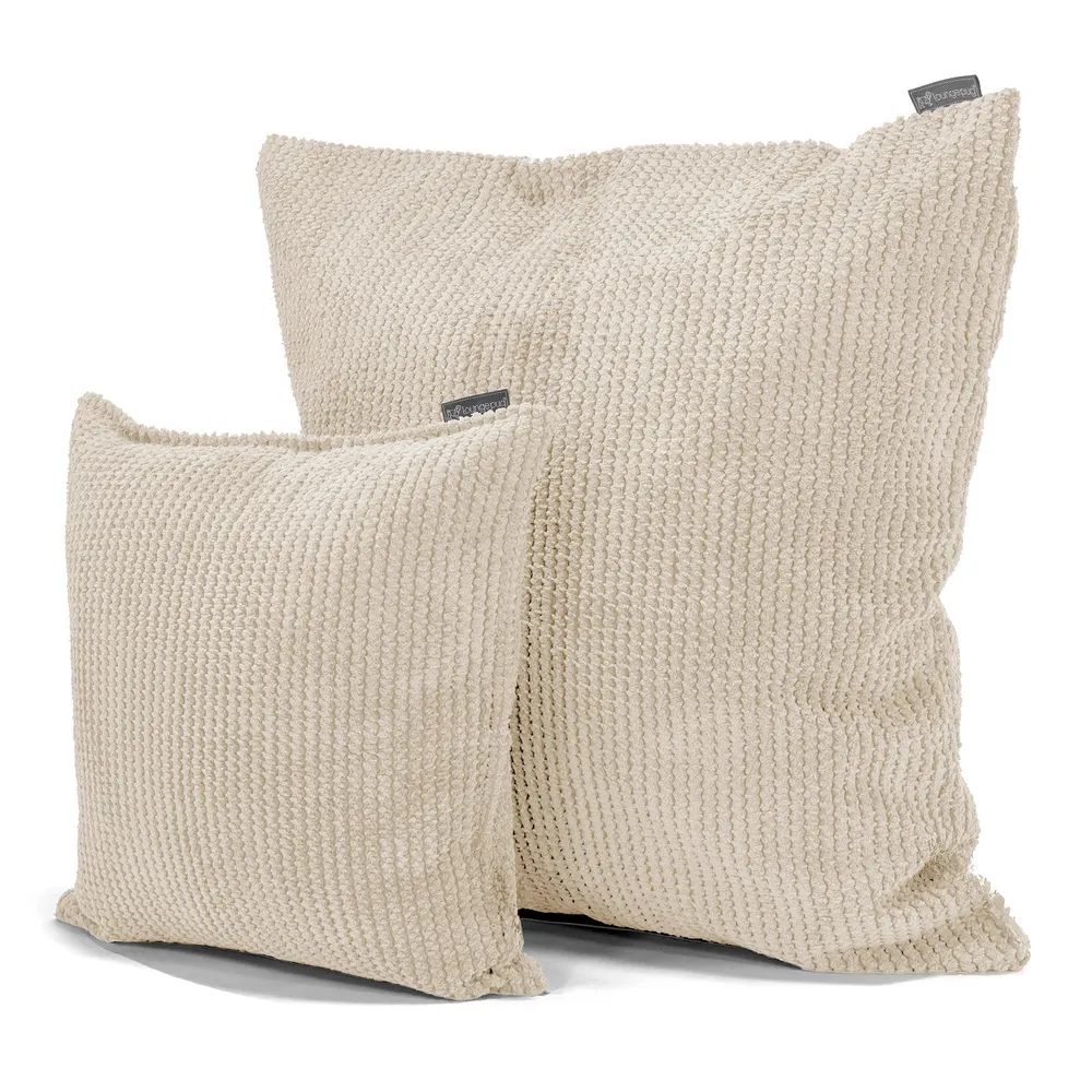 Fundas de Cojín Gigante 70 x 70cm - Pompón Crema Crema Lounge Pug