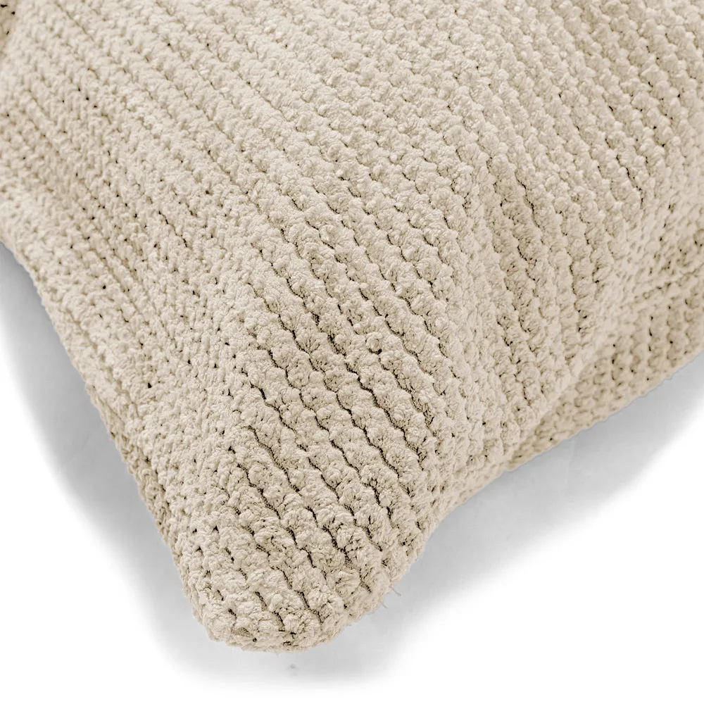 Fundas de Cojín Gigante 70 x 70cm - Pompón Crema Crema Lounge Pug