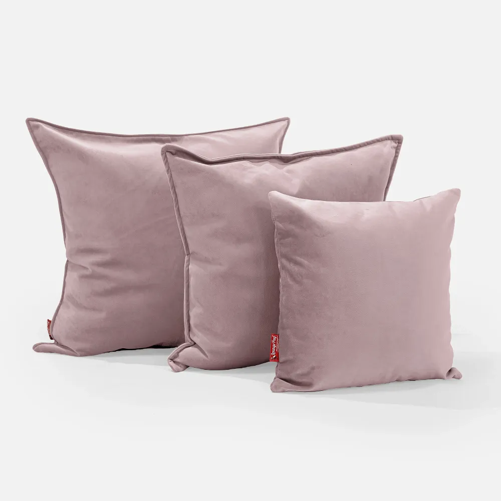 Fundas de Cojín Gigante 70 x 70cm - Terciopelo Rosa Rosa Lounge Pug