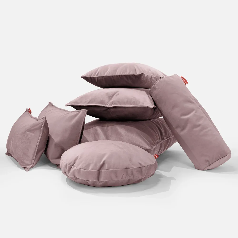 Fundas de Cojín Gigante 70 x 70cm - Terciopelo Rosa Rosa Lounge Pug