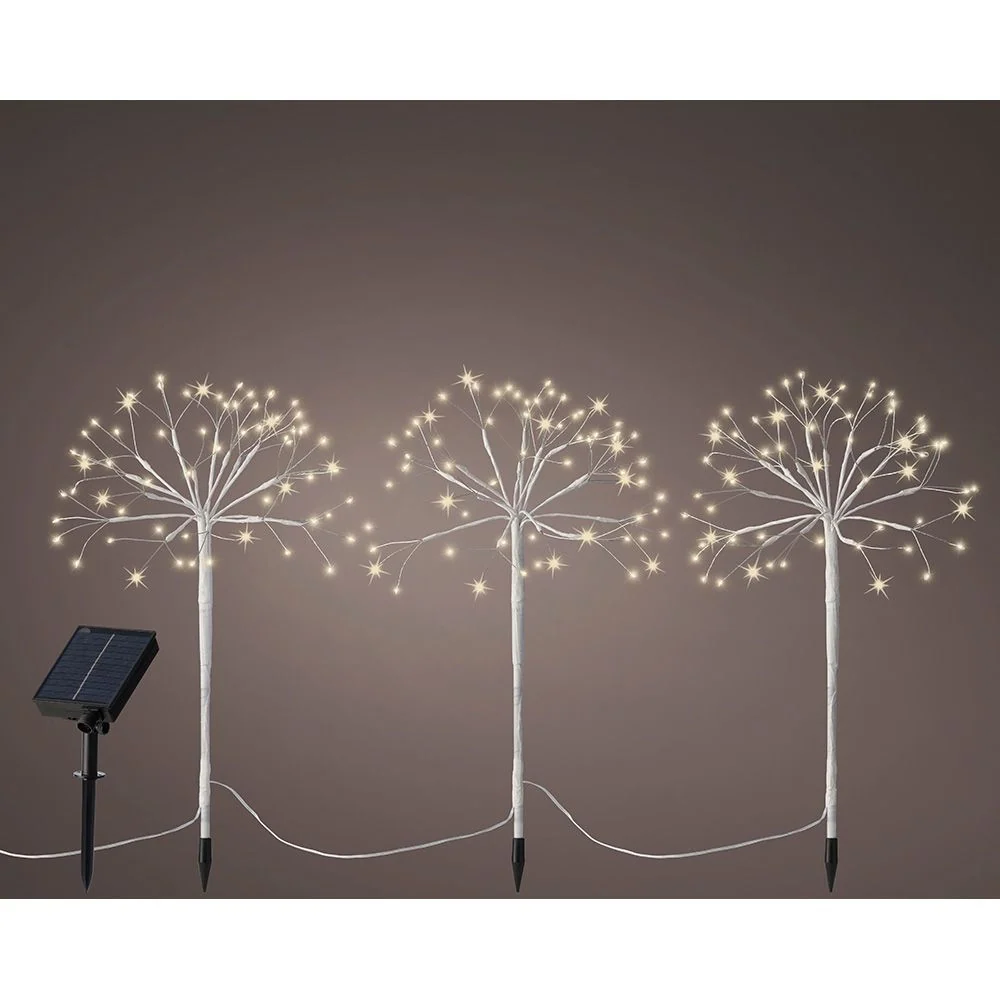 ESTACA SOLAR MICROLED EN FORMA ARBOLES LUMINEO