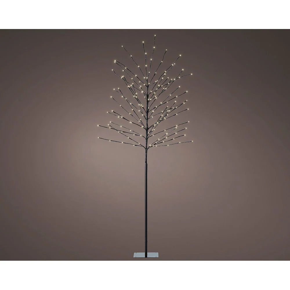 ÁRBOL ILUMINADO EXTERIOR 160 LEDS LUZ CÁLIDA Ø70 cm x 1,80 m LUMINEO