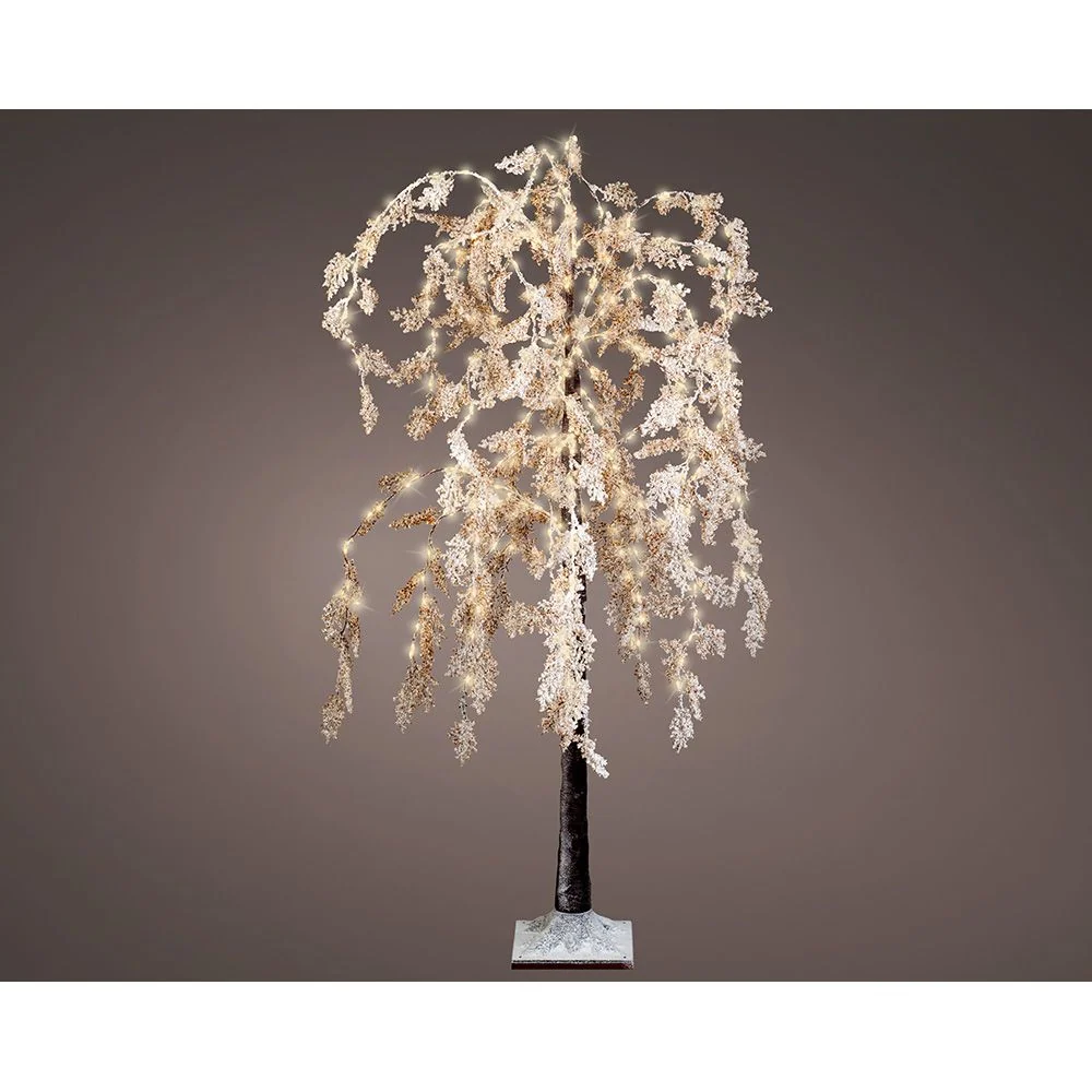 ÁRBOL MICROLED SAUCE EFECTO NEVADO, Ø70 x 180 cm LUMINEO