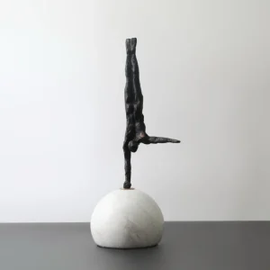 ESCULTURA BRONCE 15*12*34CM LUXURY LIVING