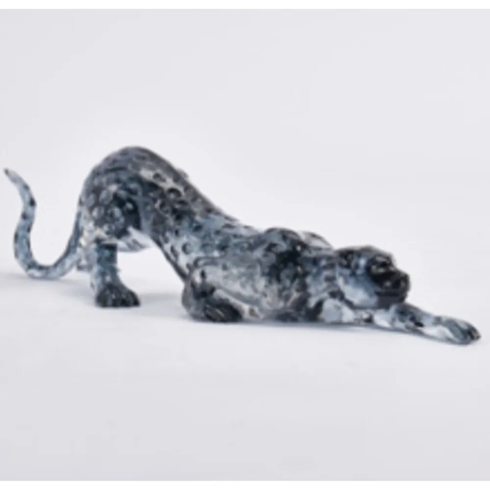 ESCULTURA CLEAR RESINA 32*10*9CM LUXURY LIVING