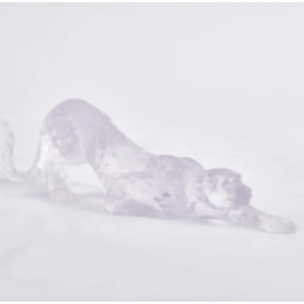 ESCULTURA CLEAR RESINA 32*10*9CM LUXURY LIVING