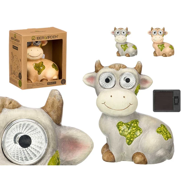Figura Solar Vaca surtido Blanco Beige Blanco M3-03-A