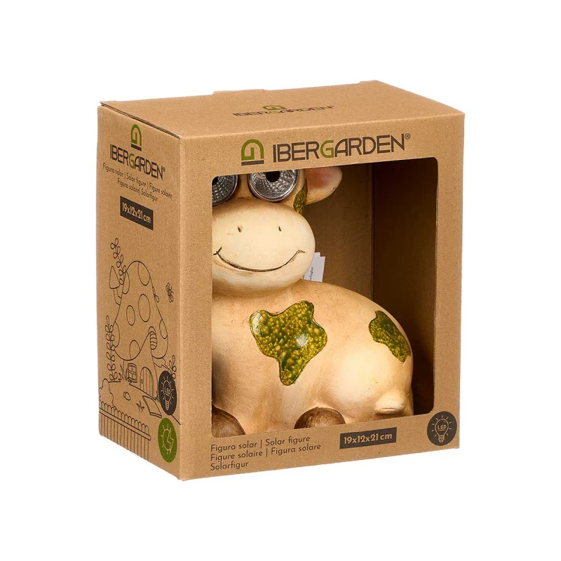 Figura Solar Vaca surtido Blanco Beige Blanco M3-03-A