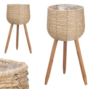 Macetero Claro con Patas 57cm M5-03-B