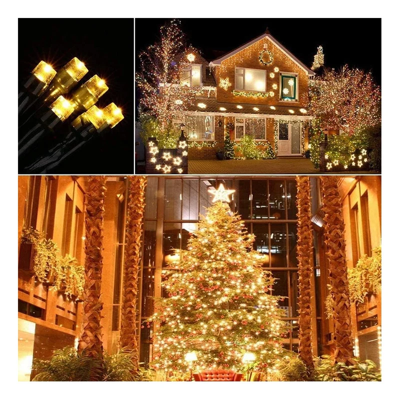 Luz Arbol Luces Color 100 Led Cosas Decoracion Navidad Arroz MA Store