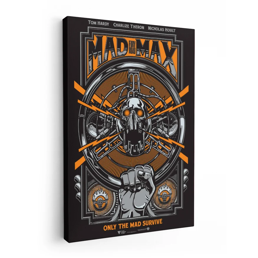 Mad Max Fury Road Orange Poster Poster
