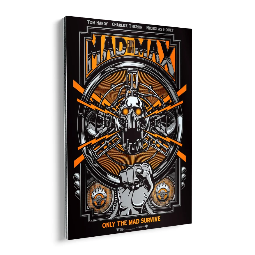 Mad Max Fury Road Orange Poster Poster