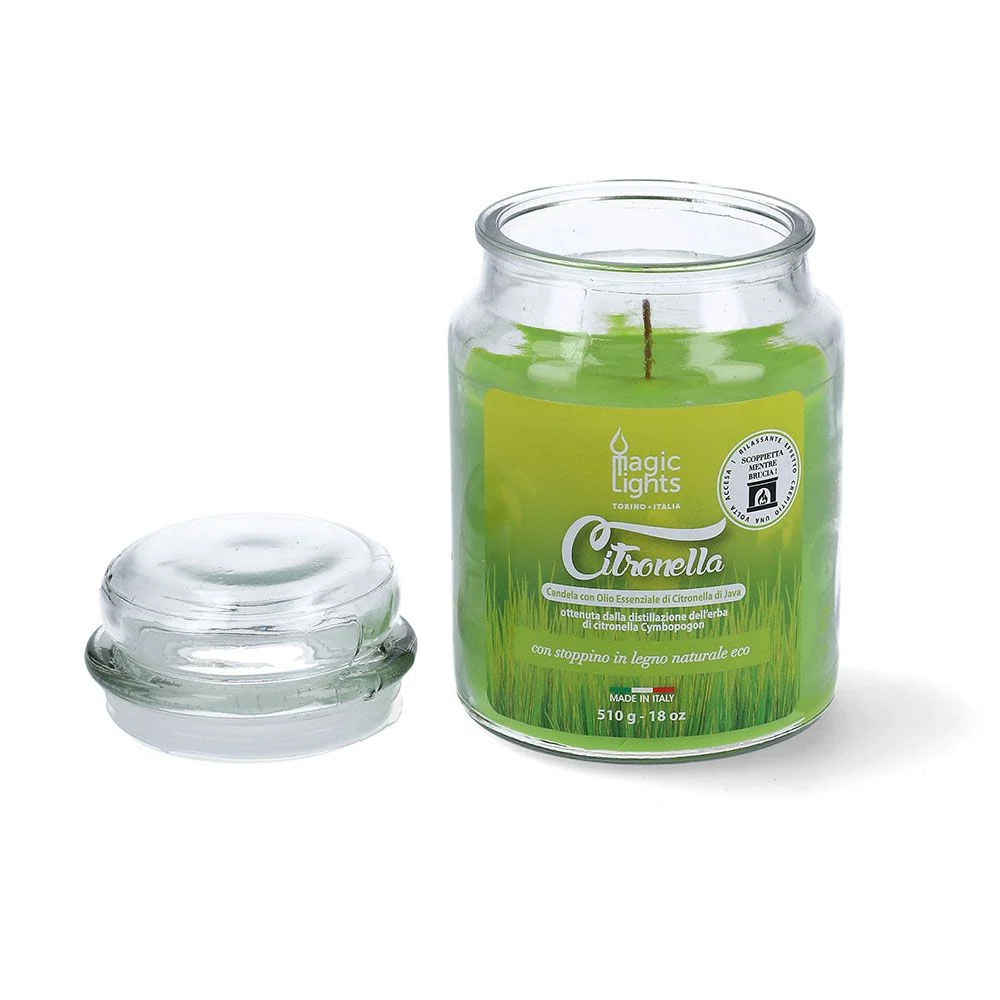 VELA CITRONELA EN TARRO 510 ml MAGIC LIGHTS