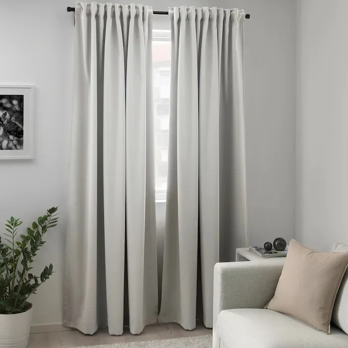 MAJGULL CORTINA BLACKOUT GRIS CLARO 250 CM