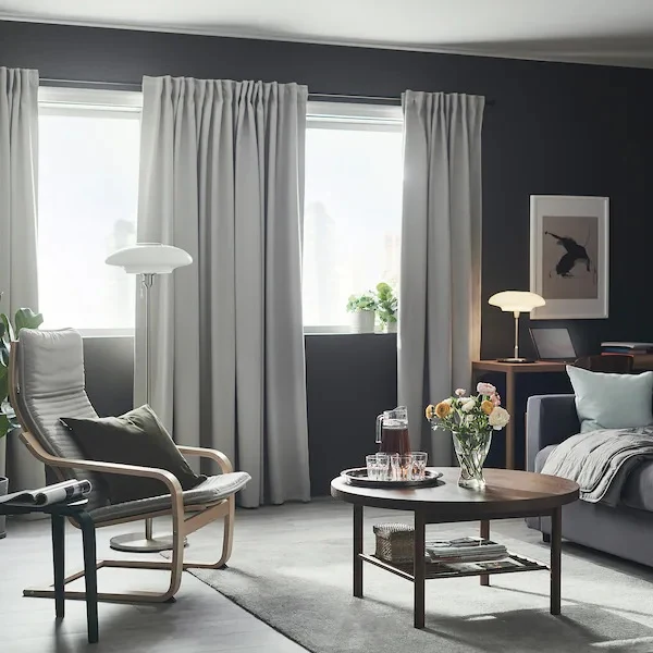MAJGULL CORTINA BLACKOUT GRIS CLARO 250 CM