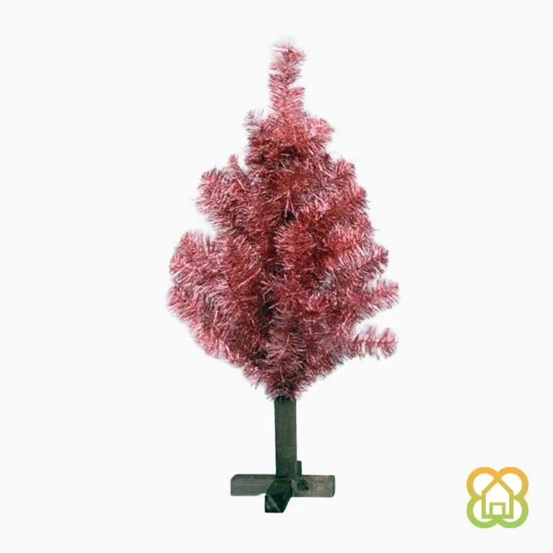 Árbol Navidad Rosa Metalizado 60/75/90cm MANGO SALADO