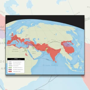 Eurasia El Crecimiento de la Civilización - Lámina Papel MAPPIN