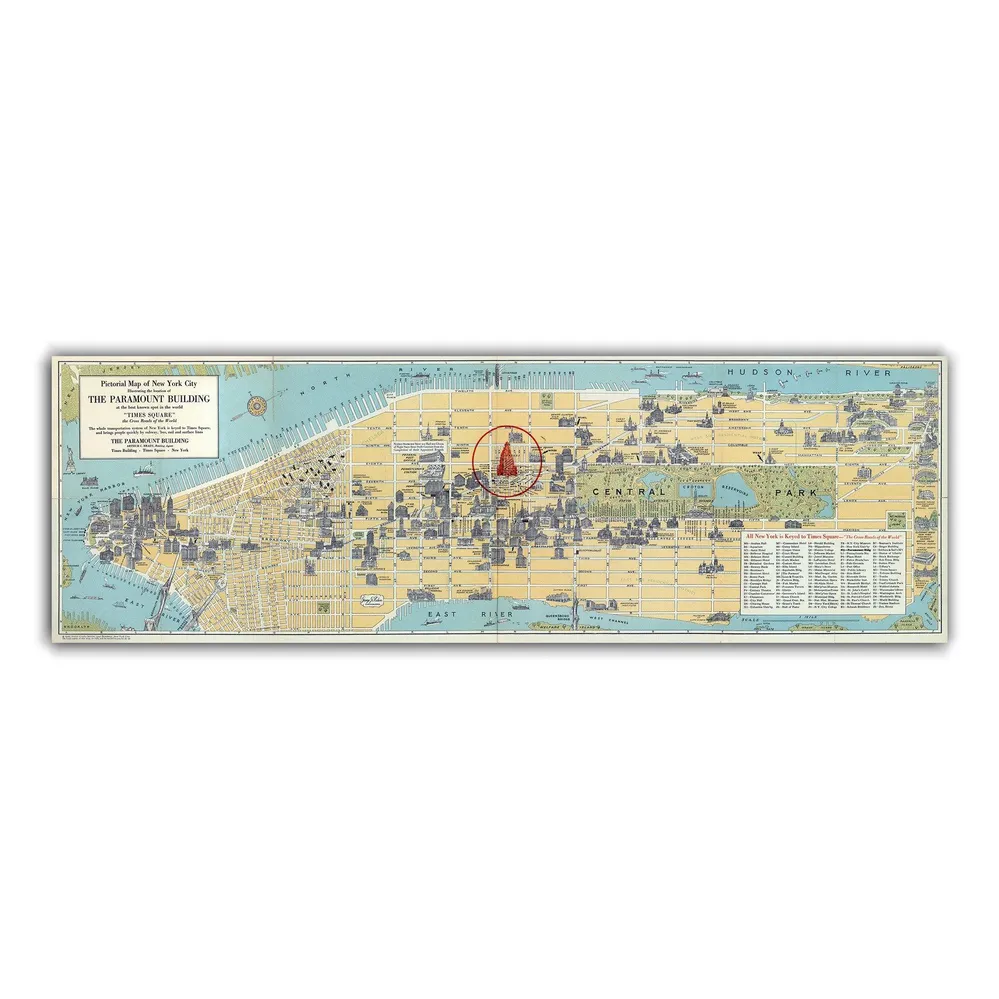 Nueva York ilustrado - Lámina MAPPIN