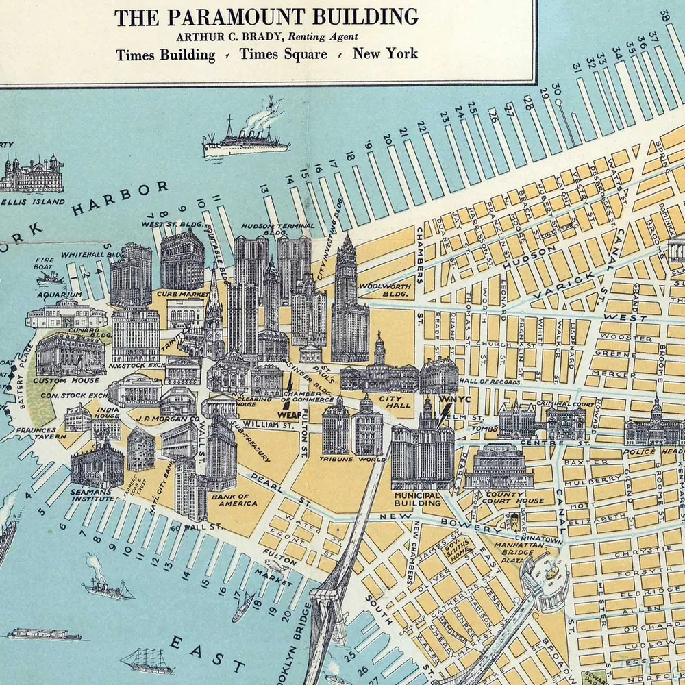 Nueva York ilustrado - Lámina MAPPIN