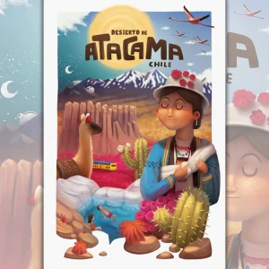 Poster Desierto de Atacama - Lámina MAPPIN