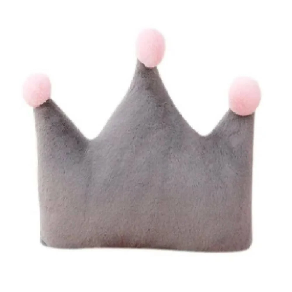 Cojín Decorativo Corona Princesa Gris Marketplace - DB