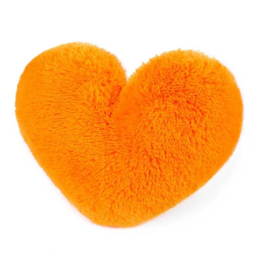 Cojín Decorativo Peludo Corazón NARANJA Marketplace - DB