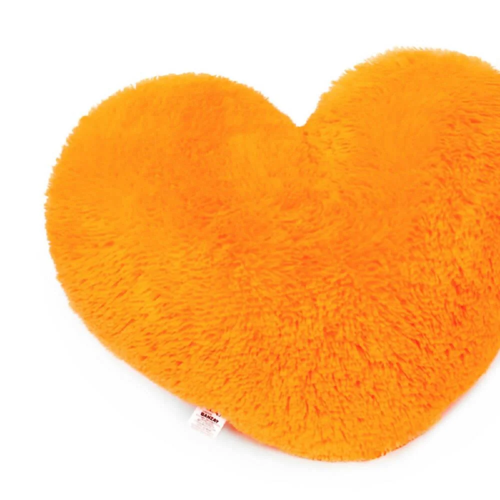Cojín Decorativo Peludo Corazón NARANJA Marketplace - DB