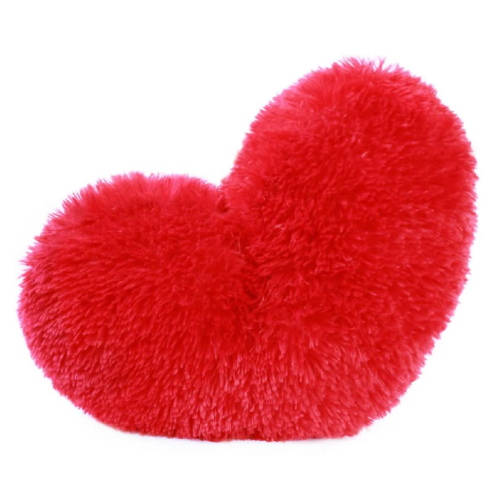 Cojín Decorativo Peludo Corazón Rojo Marketplace - DB