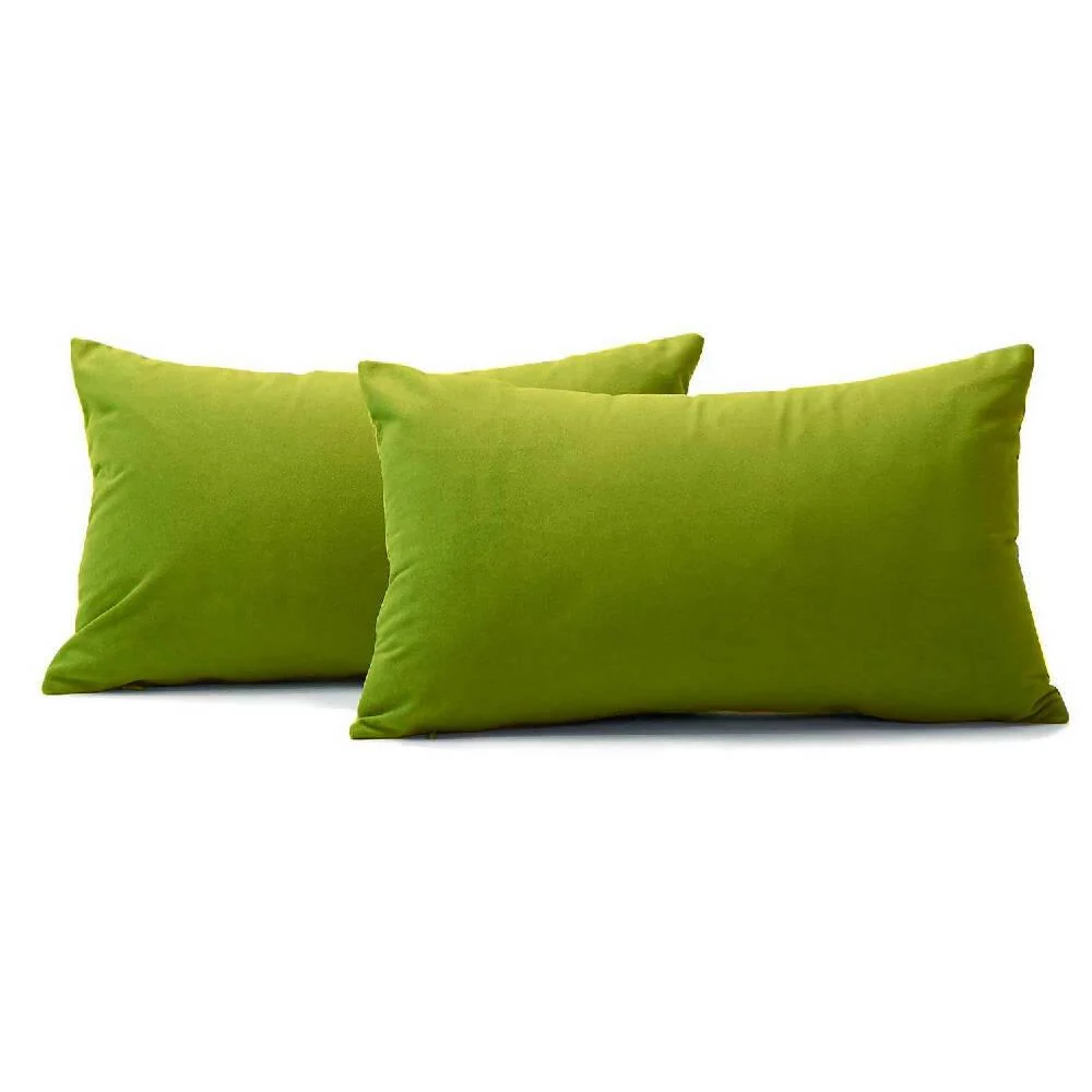 Kit x2 Funda para Cojin Almohada Tela 70x50 Verde pistacho Marketplace - DB