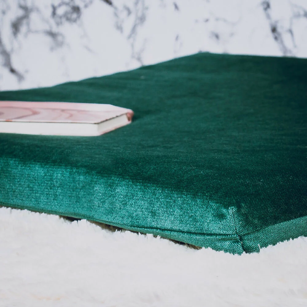 Yoga Cojín Colchoneta Meditación Zafuton Banzay Verde Esmeralda Marketplace - DB