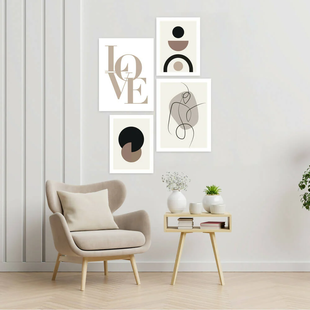 Set x4 Love vibes 37x50 y 30x40 Marketplace - GD