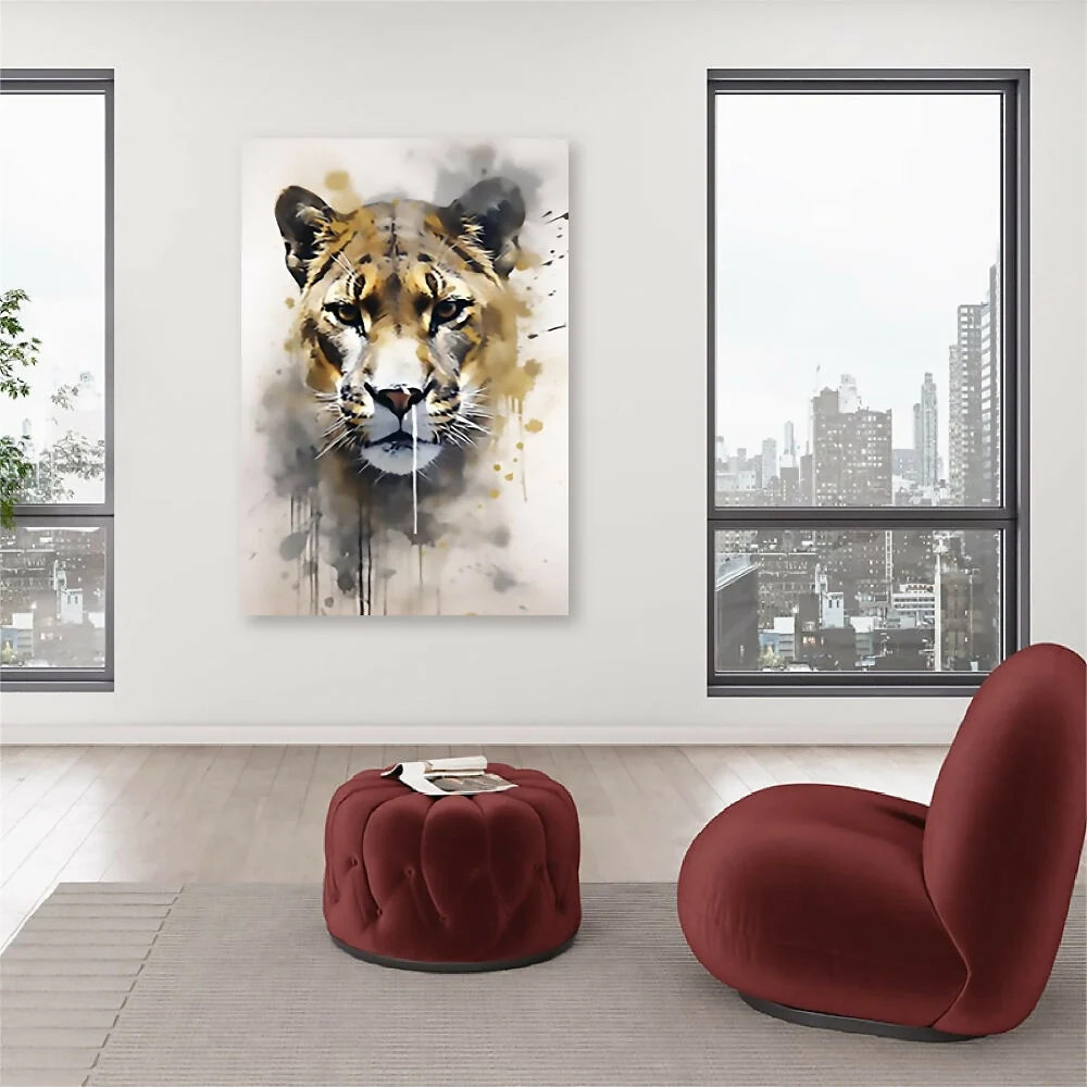 Cuadro Jaguar Grande 70 X 100 X 3 Cms Marketplace - HO