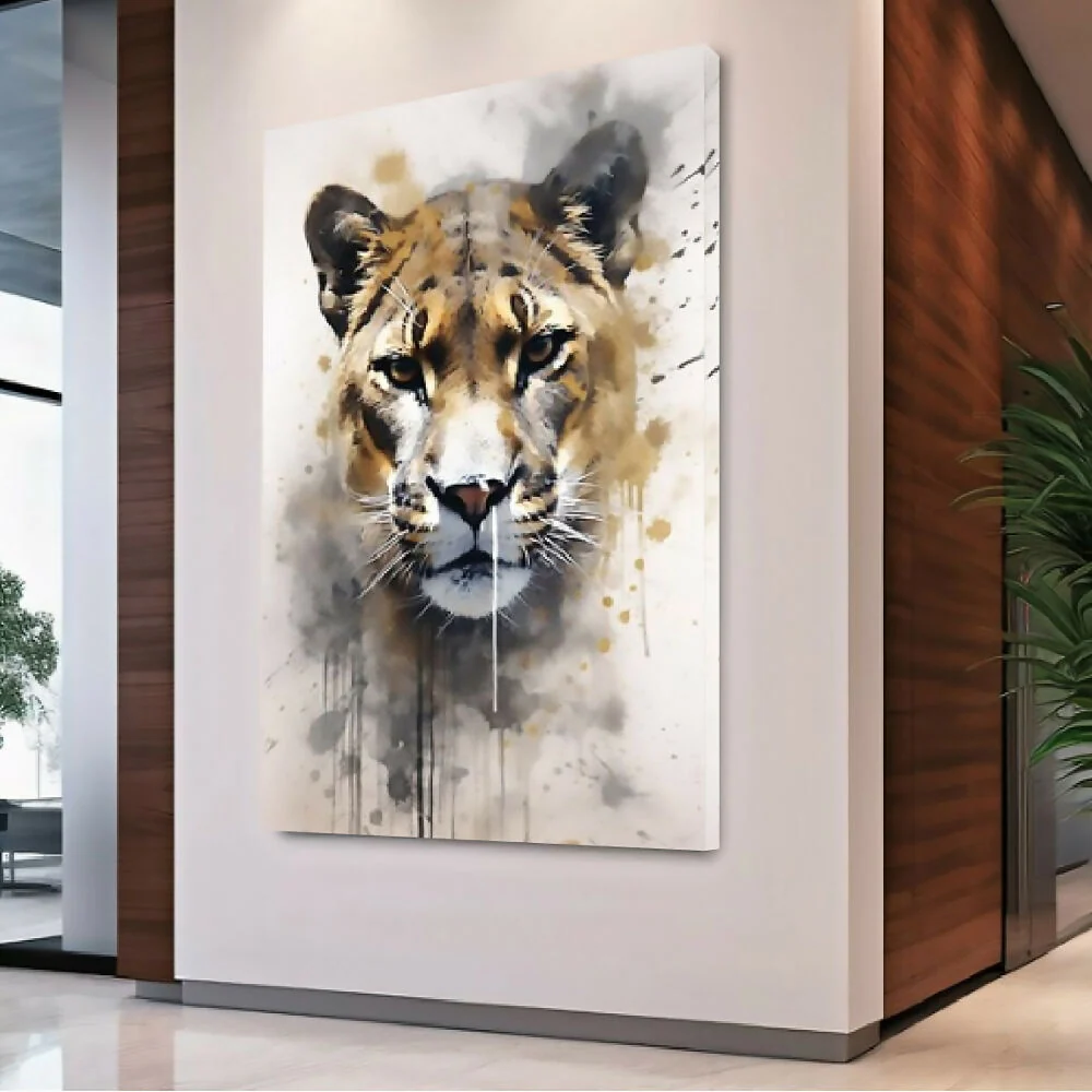 Cuadro Jaguar Grande 70 X 100 X 3 Cms Marketplace - HO
