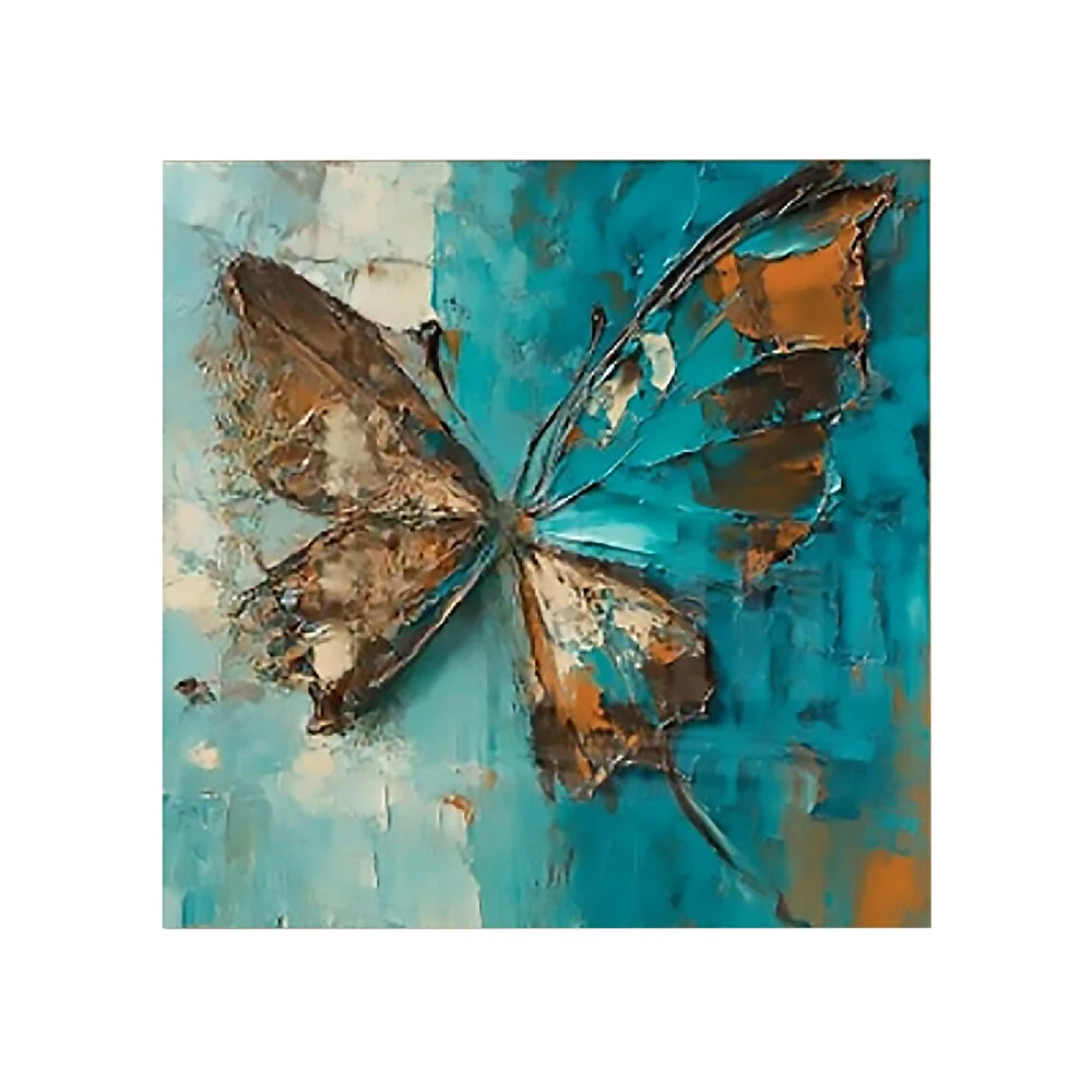 Cuadro Mariposa Grande 70 X70 X 3 Cms Marketplace - HO