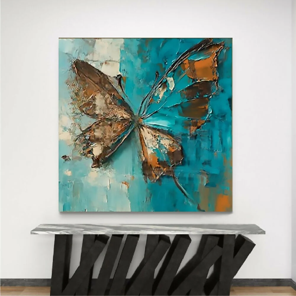 Cuadro Mariposa Grande 70 X70 X 3 Cms Marketplace - HO