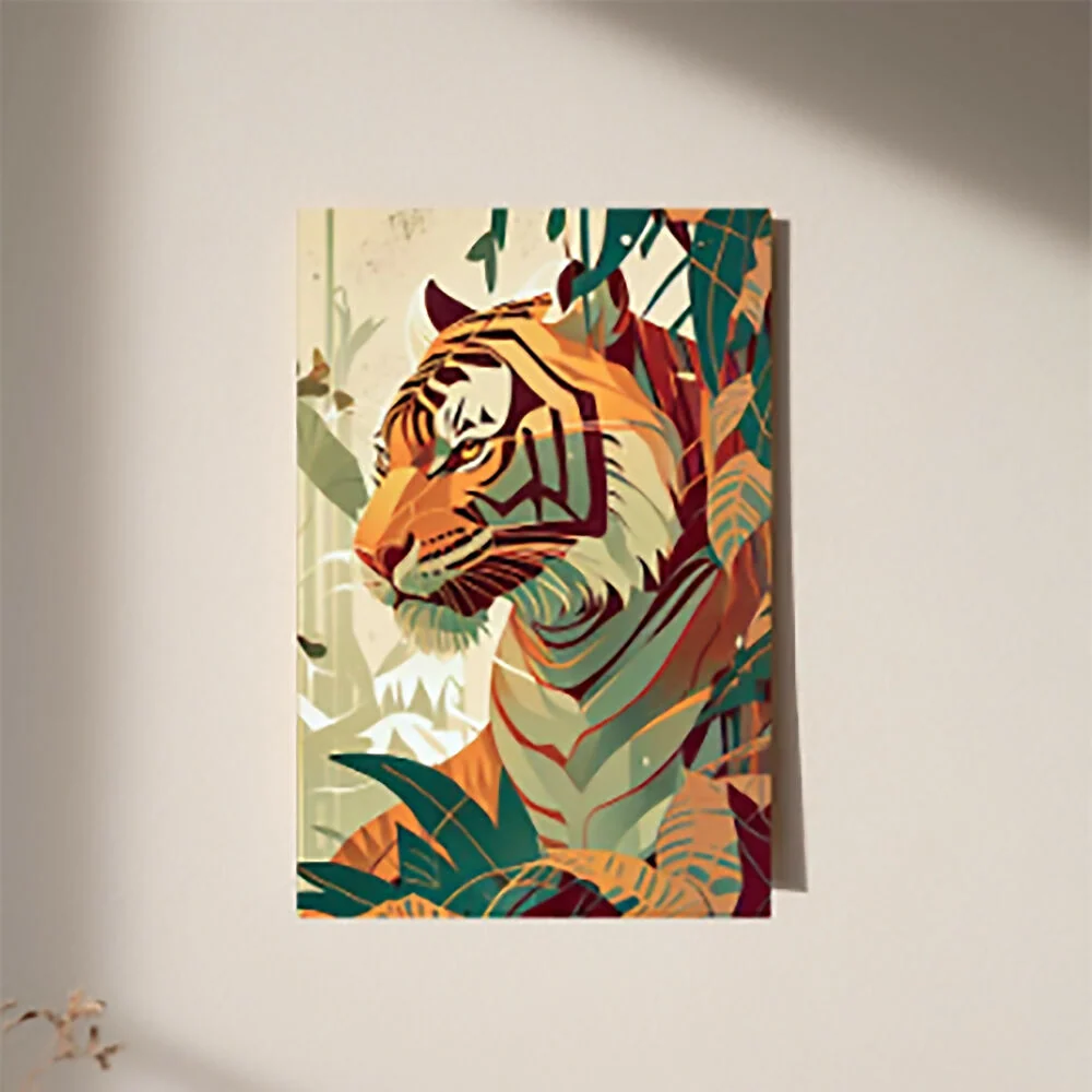 Cuadro Tigre Grande 70 X 100 X 3 Cms Marketplace - HO